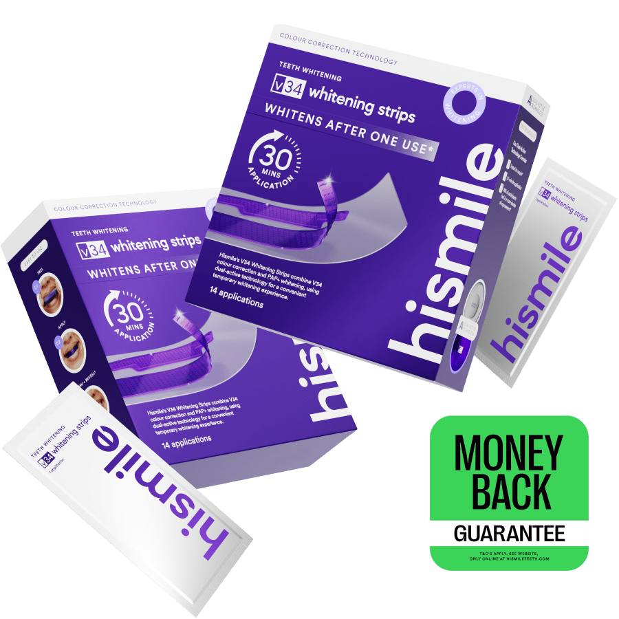 V34 Whitening Strips - Value 2 Pack